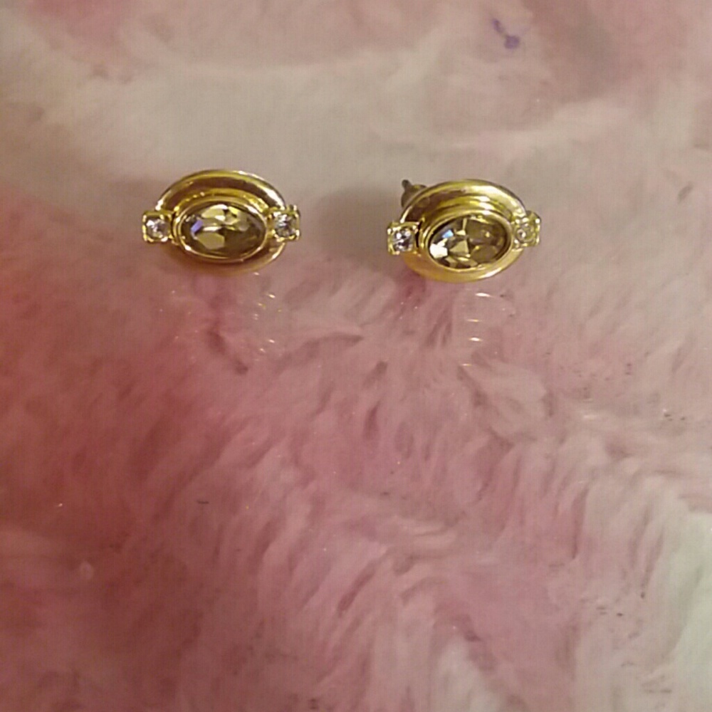 Zircon w/Diamond Accents  Earrings